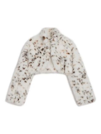 Apparis Odette cropped jacket - White