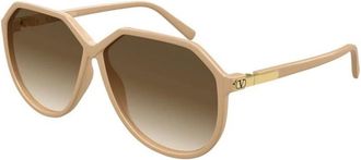 Valentino Vg 0026S 004 Zonnebrillen - Dames - Zonnebrillen - Bruin - 61 MM - Accessoires
