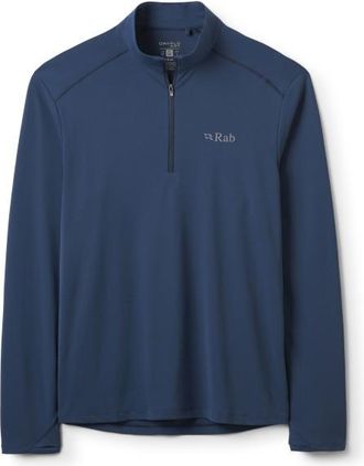 RAB Force L/S Zip Funktionsshirt f&uuml;r Herren | blau