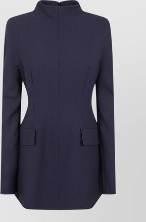 Max Mara tefrite jacket front pockets long sleeves