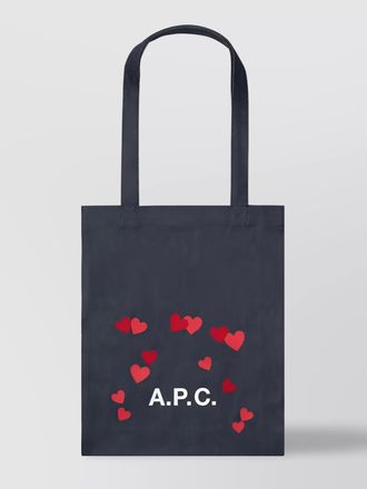 A.P.C. vertical denim tote bag
