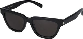 Saint Laurent SL 462 Sulpice Zonnebril - unisex - Accessoires - Zwart - Maat: 53 MM Nylon