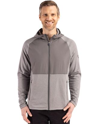 Cutter & Buck Peshastin Fleece Recycled Mens Hybrid Jacket