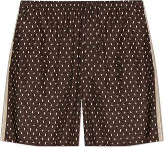 Ferragamo Zijden Bermuda Shorts - Heren - Korte Broeken - Bruin - XL - Korte Broeken