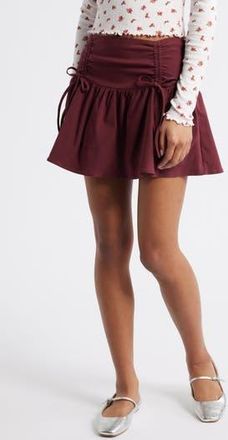 BP. Cinched Miniskirt in Burgundy Tannin at Nordstrom Rack, Size Xx-Large