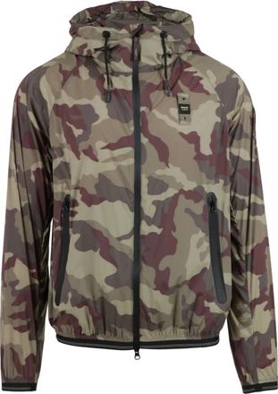 Blauer Windbreaker Jas - Heren - Windbreakers - Groen - S - Nylon - Fitness