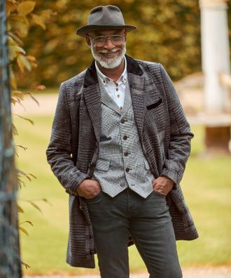 Joe Browns Classic Patchwork Longline Wool Blend Coat