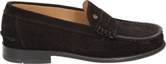 Greve Schoenen, Heren, Bruin, 41 EU, Suède, Bruine Suède Instappers