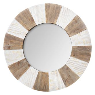 Atmosphera Atmosphera - Espejo relief - Madera D. 90 Cm Cr&eacute;ateur DInt&eacute;rieur