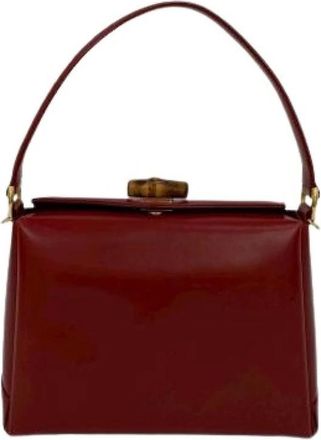 Gucci Pre-owned Handbags, female, Red, Size: ONE SIZE Pre-owned Leather gucci-bags
