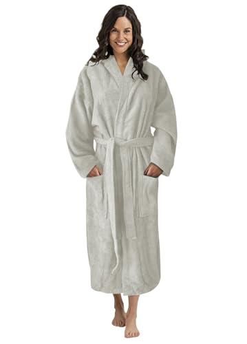 Feoya Robe de Chambre Homme Fermeture Eclair Eté Peignoir de Bain