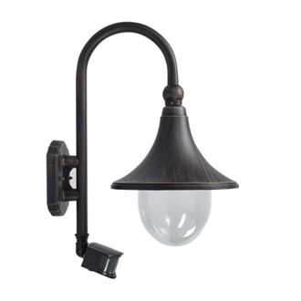Lindby L&aacute;mpara de pared exterior de aluminio negro