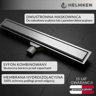 OEM Desag&uuml;e Lineal Helmken 37201101, 1000x70 Mm, Cromado