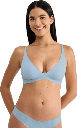 sloggi B&uuml;gelloser BH SLOGGI ZERO Feel 2.0 THE UP P Bra, Damen, Gr. XL, N-Gr, light blau, Single Jersey, Obermaterial: 76% Polyamid, 24% Elasthan, BHs B&uuml;gello