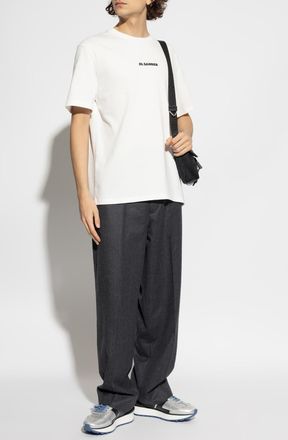 Jil Sander T-shirt With Logo, Mens, White