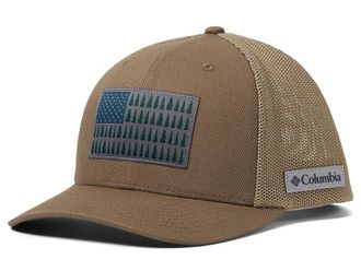 Columbia Columbia Meshtm Tree Flag Ball Cap Caps Delta : LG/XL (6 3/4-7 1/2), Cotton/Mesh/Polyester