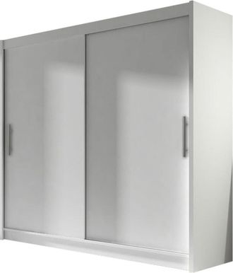 Mirjan24 Mobilier1 - Armario Closico 100, Blanco, 215x180x58cm, Puertas De Armario: Correderas, N&uacute;mero De Estantes: 0