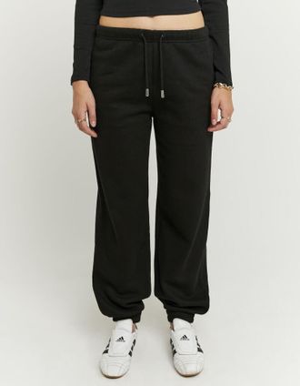 Tally Weijl Sweathose TALLY WEIJL SPACOLUCAS, Damen, Gr. 34, N-Gr, schwarz, Sweatware, Obermaterial: 65% Baumwolle, 35% Polyester, unifarben, regular fit lang, Ho