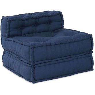 vidaXL Almohada Azul 70 X 70 X 54 Cm Poli&eacute;ster Vidaxl