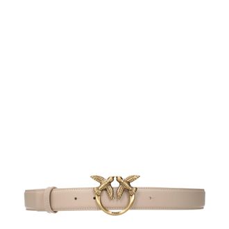 Pinko Pinko Damens G&uuml;rtel Leder Beige