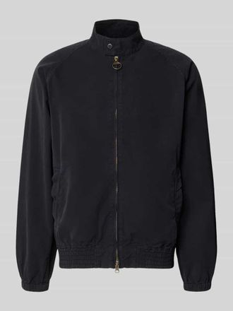Barbour Regular Fit Bomberjacke aus reiner Baumwolle in Dunkelblau, Gr&ouml;&szlig;e XXL