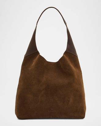 IL BISONTE Le Laudi Suede Shoulder Bag