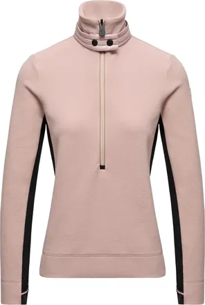 Moncler Moncler Half-zip Turtleneck, Women, Pink, Size: L