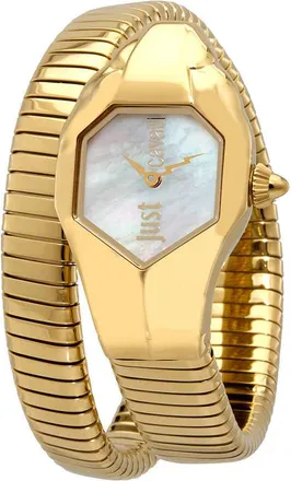 Just Cavalli Glam Chic Champagne Septagon Ladies Watch JC1L001M0025