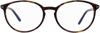 Tom Ford Blue Light Block Oval Ladies Eyeglasses FT5617-B 052 52