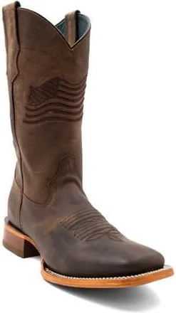 Ferrini Mens Patriot Western Boot in Chocolate at Nordstrom, Size 11.5