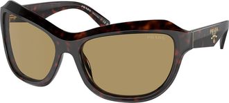 Prada PR A27S 17N70G Womens Sunglasses Tortoiseshell Size 62