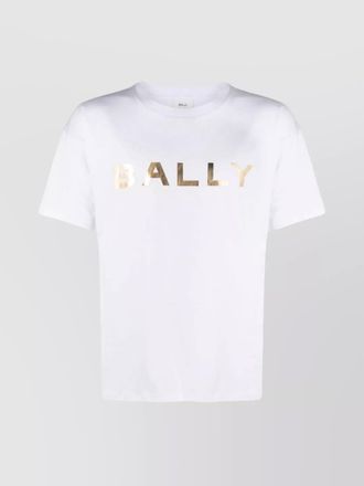 Bally organic cotton logo print short-sleeve t-shirt