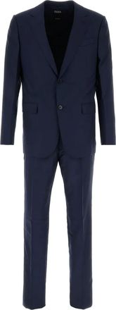 Ermenegildo Zegna Completo due pezzi in lana - Blu