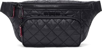 MZ Wallace Small Metro Quilted Nylon Sling Bag in Black at Nordstrom