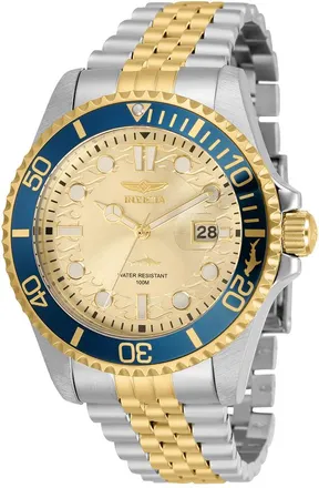 Invicta Pro Diver Quartz Champagne Dial Two-tone Mens Watch 30617
