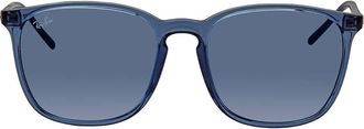 Ray-Ban Ray Ban Dark Blue Square Unisex Sunglasses RB4387 639980 56
