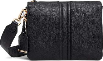 Geox mini Clarissy leather cross body bag - Nero