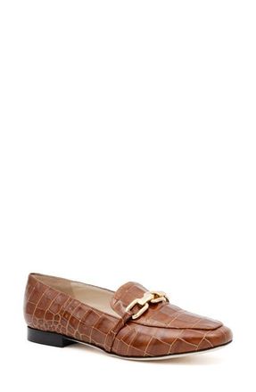 Amalfi By Rangoni Gentile Bit Loafer in Bruciato Cocco Bengla Gold at Nordstrom, Size 9.5