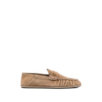 Saint Laurent Schoenen, Heren, Beige, 44 EU, Leer, Cassandra Sandaal