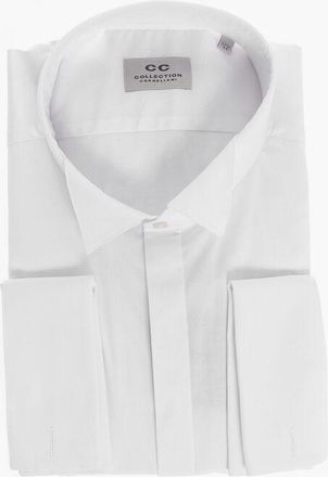 Corneliani CC COLLECTION Stretch Cotton Wing-tip Shirt size 44