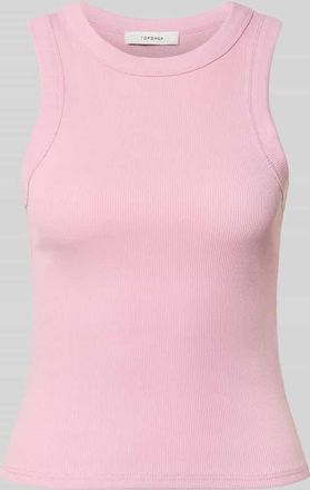 Topshop Tanktop in Ripp-Optik Modell MARY in Rosa, Gr&ouml;&szlig;e XS