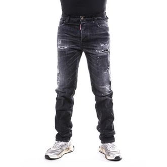 Dsquared2 Slim-fit Jeans, male, Black, Size: M Black Mens Pants 900