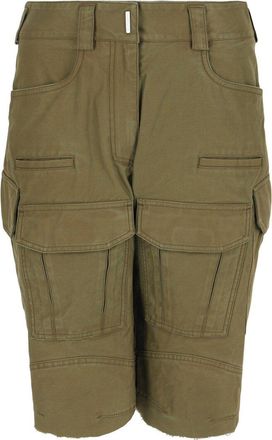 Givenchy Frayed Multi-Pocket Cargo Short