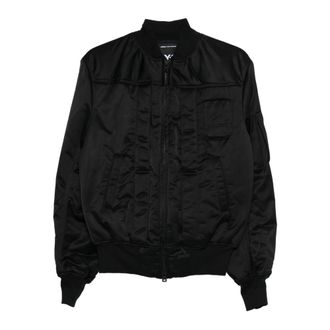 Yohji Yamamoto Logo-print Bomber Jacket