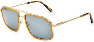 Etnia Barcelona Mitte 2 Sun Polarized GDYW Mens Sunglasses Yellow Size 59
