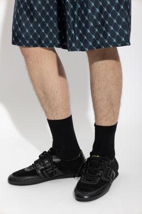 Balmain Sports Shoes With Logo, Mens, Black