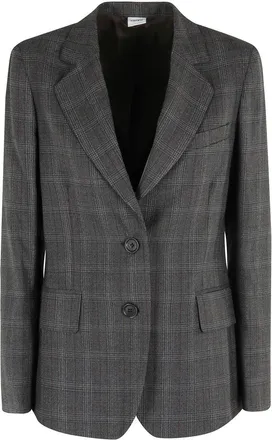 Aspesi Tailored Gray Wool Blazer