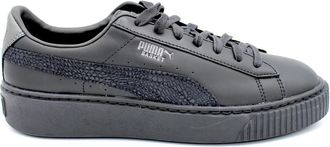 Puma Platform Leren Veterschoenen - Dames - Sneakers - Zwart - 37 1/2 EU - Schoenen