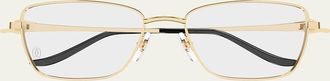 Cartier Panthere Classic 55mm Square Metal Optical Glasses