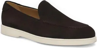 Bruno Magli Elio Loafer Sneaker in Dark Brown Suede at Nordstrom, Size 10.5